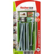 DŰBEL 6X50MM 10 DB CSAVARRAL &quot;UX GREEN&quot; FISCHER