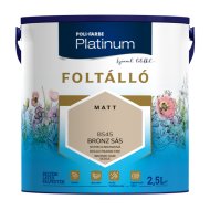 POLI-FARBE PLATINUM FOLTÁLLÓ BELTÉRI SZÍNES FALFESTÉK 2,5L BS45 BRONZ SÁS