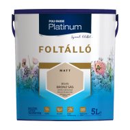 POLI-FARBE PLATINUM FOLTÁLLÓ BELTÉRI SZÍNES FALFESTÉK 5L BS45 BRONZ SÁS