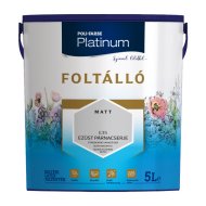 POLI-FARBE PLATINUM FOLTÁLLÓ BELTÉRI SZÍNES FALFESTÉK 5L E35 EZÜST PÁRNACSERJE