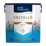 POLI-FARBE PLATINUM FOLTÁLLÓ BELTÉRI SZÍNES FALFESTÉK 5L F2 FEHÉR