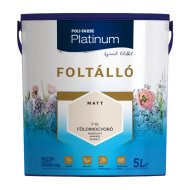 POLI-FARBE PLATINUM FOLTÁLLÓ BELTÉRI SZÍNES FALFESTÉK 5L F15 FÖLDIMOGYORÓ