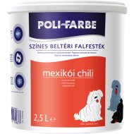 POLI-FARBE BELTÉRI FALFESTÉK 2,5L MEXIKÓI CHILI