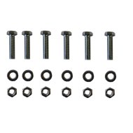 HATLAPFEJŰ CSAVAR 6X20MM, 4DB-OS     + ANYA + ALÁTÉT, INOX