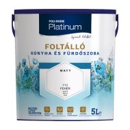 POLI-FARBE PLATINUM FOLTÁLLÓ KONYHA ÉS FÜRDŐSZOBA FESTÉK 5L F10