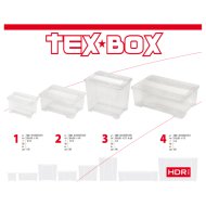 TEX BOX TÁROLÓDOBOZ 38*28*27,2CM    TETŐVEL