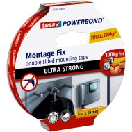 TESA POWERBOND ULTRAERŐS RÖGZÍTŐSZALAG 5M X 19MM