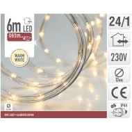 FÉNYCSŐ 6M-ES LED-ES MELEG FEHÉR, KARÁCSONYI