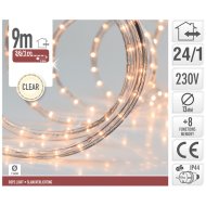 FÉNYCSŐ 9M-ES LED-ES MELEG FEHÉR, 8FUNKCIÓS VEZÉRLŐVEL