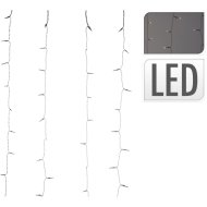 LED FÜGGYÖNY, 220M.FEHÉR LED 200X100CM,11SZÁL,1SZÁL/20LED,K:5M