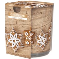 ÜVEGPOHARAS ILLATGYERTYA GINGER BREAD