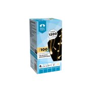 TOLDHATÓ JÉGCSAPFÜZÉR 100 LED, 3X0,4M DEKORTREND CRYSTALLINE' MELEG FEHÉR