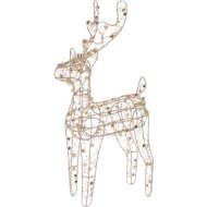KARÁCSONYI FÉNY RÉNSZARVAS 37CM, MELEG FEHÉR, 30 LED, ARANY SZÍNŰ