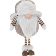 DEKOR MANÓ ÁLLÓ 32CM OROSZSAPKÁS NATUR/SZÜRKE 2 FÉLE MODELL