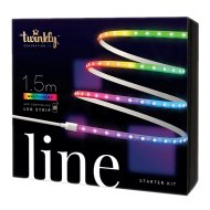 LEDSZALAG TWINKLY BELTÉRI OKOSFÉNY 90 LED RGB 1,5M KEZDŐ SZETT FEHÉR