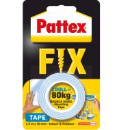 PATTEX SUPER FIX MONTÁZSSZALAG ERŐS 19MMX1,5M KÉTOLDALAS, 80KG/SZALAG