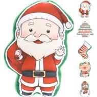 XMAS PLÜSS PÁRNA 40 CM HANG ÉS FÉNYHATÁS