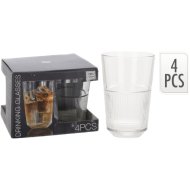 ÜVEGPOHÁR SZETT 4 DB-OS, 360 ML