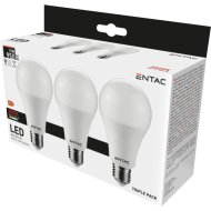 ENTAC LED FÉNYFORRÁS E27 10W 950LM 3000K A60 GÖMB WW 3DB/CSOMAG