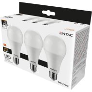 ENTAC LED FÉNYFORRÁS E27 10W 950LM 4000K A60 GÖMB NW 3DB/CSOMAG