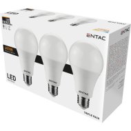 ENTAC LED FÉNYFORRÁS E27 12W 1055LM 4000K GÖMB NW 3DARAB/CSOMAG