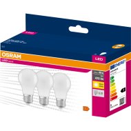 OSRAM LED VALUE FÉNYFORRÁS E27 4,9W 470LM 2700K A40 GÖMB 3DB/CSOMAG