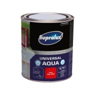 SUPRALUX AQUA SELYEMFÉNYŰ ZOMÁNCFESTÉK 0,75L PIROS