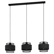 BAZELY FÜGGESZTÉK E27 3X40W FEKETE