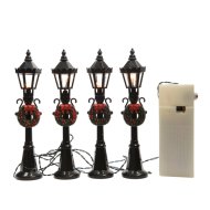 NORAND LED-ES 4 DARABOS KANDELÁBER 2,5X2,5X12CM