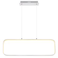 SILLA FÜGGESZTÉK FÉM MATT EZÜST 1XLED 24W 1400LM 3000K, 80X10X120CM