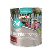 POLI-FARBE KERÍTÉSFESTÉK 0,75L VÖRÖS