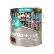 POLI-FARBE KERÍTÉSFESTÉK 2,5L BARNA