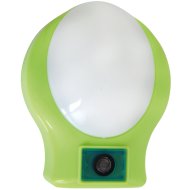 NÄVE JASPER LED ÉJSZAKAI FÉNY 0,5W 20LM IP20 HIDEG FEHÉR, 9X7CM, MŰANYAG, ZÖLD