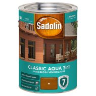 SADOLIN CLASSIC AQUA SELYEMFÉNYŰ VÉKONYLAZÚR 5L, DIÓ