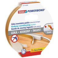 TESA POWERBOND SLIM KÉTOLDALAS, KESKENY RÖGZÍTŐSZALAG 2X5M