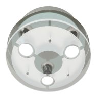 CABI LED MENNYEZETI LÁMPA GU10 3W   3*3W 3*200LM 3000K KRÓM/SZATÉN