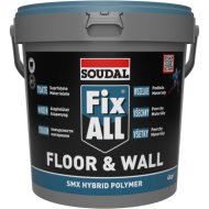 SOUDAL FIX ALL FLOOR &amp; WALL 4 KG HIBRID POLIMER PADLÓ- ÉS FALBURKOLAT RAGASZTÓ