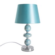 NÄVE ARAGA ASZTALI LÁMPA E14, 40W, IP20, 36CM, KERÁMIA, TÜRKIZ-KRÓM