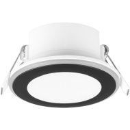 TRIO AURA SMD-LED BEÉPÍTHETŐ LÁMPA 3,5+1,5W, 340+110LM, 3000K, IP20, 4X8CM, MATT FEKETE