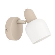 EGLO CORATO FALI LÁMPA E14 MAX.18W IP20 8,5X12,5CM HOMOK-FEHÉR