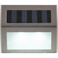 SZOLÁR LED FALI LÁMPA 10X8,1X2,2CM ROZSDAMENTES ACÉL, MŰANYAG 2DB/CSOMAG