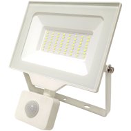 AVIDE LED FÉNYVETŐ SLIM SMD 50W 5000LM 4000K IP44 NW PIR MOZGÁSÉRZÉKELŐS FEHÉR