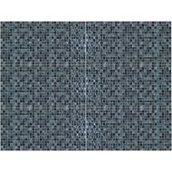 SUPERCERAMICA TREND NEGRO FALICSEMPE 25X50CM 1,5M2/CSOMAG FEKETE, FÉNYES