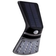 LAMOZZO1 KÜLTÉRI FALILÁMPA SOLAR-LED 2W 264LM 3400-5500K IP44 FEKETE