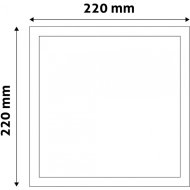 AVIDE BEÉPÍTHETŐ MENNYEZETI LÁMPA LED 24W 2600LM 4000K NW KEREK MŰANYAG