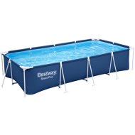 BESTWAY FÉMVÁZAS MEDENCE SZETT FLORIDA SZÖGLETES 400X211X81CM