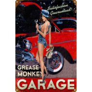 POINT RETRO FÉMTÁBLA 20X30CM &quot;GREASE MONKEY GARAGE&quot;