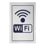 JKH INFORMÁCIÓS TÁBLA ÖNTAPADÓS WIFI 12X8CM