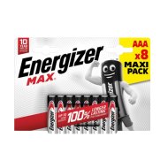 ENERGIZER MAX ALKÁLI MIKRO ELEM AAA 8DB/CSOMAG