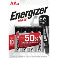 ENERGIZER MAX ALKÁLI CERUZA ELEM AA 4DB/CSOMAG